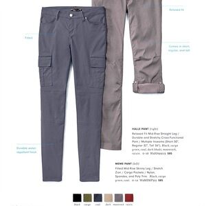 Prana Women's meme pants Size 2 Quartz Gray